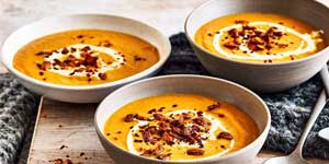 Rosted masala pumpkin soup