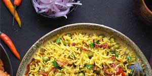 saffron matter pulao